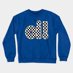 Oi Checkerboard Logo Crewneck Sweatshirt